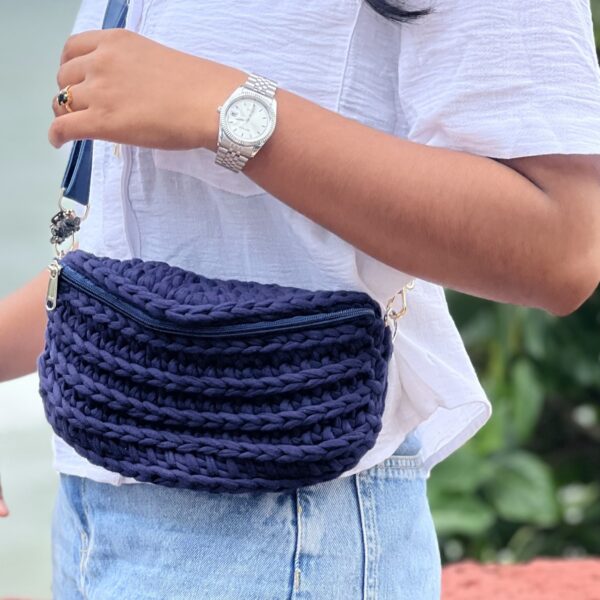 Handmade crochet bag sling bag