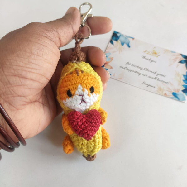 Crochet keychain